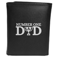 Number One Dad Tri-fold Wallet Large Logo